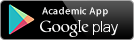 Playstore icon to download academic mobile app on footer
