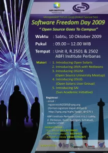 Perayaan Software Freedom Day 2009